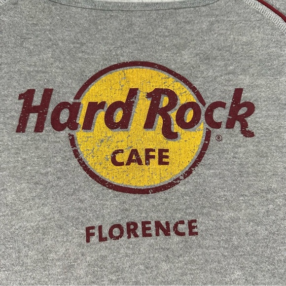 Y2K Grey Hard Rock Cafe Sweatshirt Size Medium - Picture 4 of 9